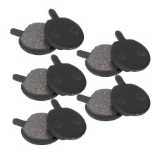 Plaquettes de frein semi-métalliques silencieuses pour vélo, plaquettes de frein à disque durables, résistantes à l'usure et dissipant la
