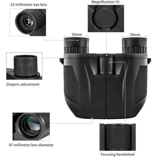 Ελαφριά κιάλια 10x25, τεχνολογία BAK4Prism, στιβαρός αδιάβροχος σχεδιασμός