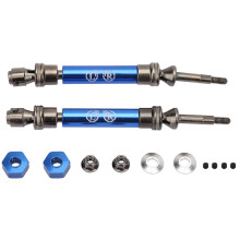 Eje CVD duradero, cuerpo del eje anodizado, fácil de instalar, reemplazo para TRAXXAS SLASH2WD, eje de transmisión de metal ligero de tres etapas,