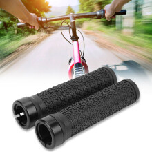 Ergonomisk designede cykelstyrgreb med ekstra gellag, blødt, skridsikkert gummi og holdbar lås i aluminiumslegering for komfort på lange ture.