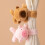 Multipurpose Lovely Capybaras Slap Bracelet With Pullable-brown 5