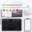 (White, 10-Inch Bluetooth Keyboard Dual-Mode Charging Mouse) Bluetooth Charging Key Mouse Set 6
