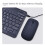(Lavender Purple, 10-Inch Bluetooth Keyboard Dual-Mode Charging Mouse) Bluetooth Charging Key Mouse Set 4