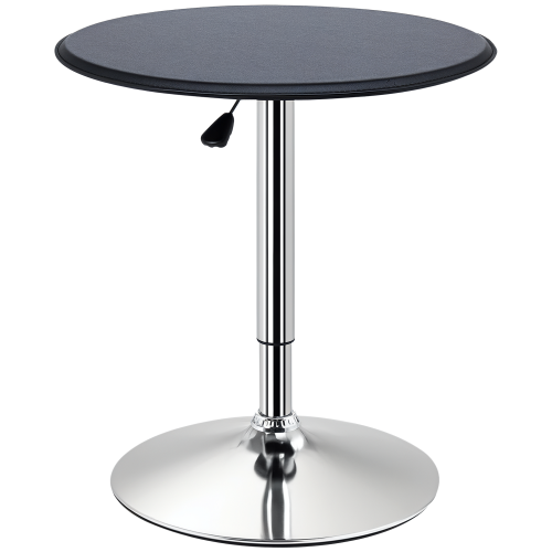 Homcom HOMCOM Round Bar Table, Swivel Bistro Table with Adjustable Height 1