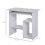 Homcom HOMCOM Compact Small Computer Table Wooden Desk Keyboard Tray Storage White 3