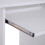 Homcom HOMCOM Compact Small Computer Table Wooden Desk Keyboard Tray Storage White 8