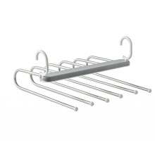 Innowacyjny organizer do szafy, antypoślizgowy, wielowarstwowy wieszak na spodnie, dżinsy, spodnie dresowe, ze stali nierdzewnej i stopu aluminium,