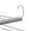 6-Layer Folding Pants Rack Stainless Steel Closet Organizer Grey 7