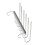 6-Layer Folding Pants Rack Stainless Steel Closet Organizer Grey 13