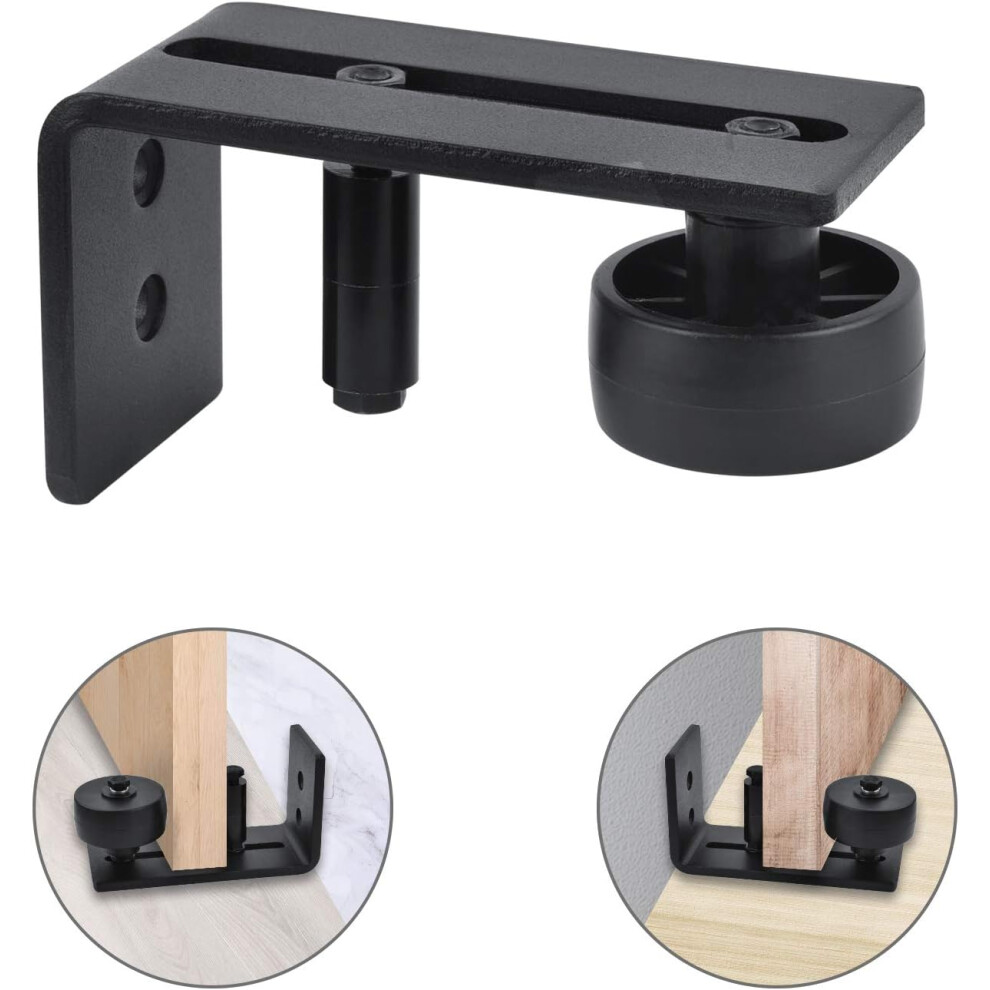 Adjustable Roller For Barn Doors, Smooth Glide & Quiet Operation With Versatile Configurations, Heavy Duty Steel Wall Mount System (8 In 1) 9169997985187