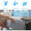 Vacuum Pump Technology Toothbrush Organizer, Food-grade Polymer Material for Safe Use, Automatic Toothpaste Dispenser with Wall-Mounted Installation, 4