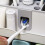 Vacuum Pump Technology Toothbrush Organizer, Food-grade Polymer Material for Safe Use, Automatic Toothpaste Dispenser with Wall-Mounted Installation, 6