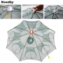 Fishing Net With Umbrella Multi Hole Design, Anti-Corrosion And Anti-Rust Frame For Durable Performance, Thickened Double Steel Wire Skeleton Ensures
