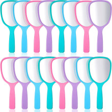 Elegant Handheld Mirror, A Timeless Addition To Any Vanity, Plastic Hand Mirror, Safe And Reliable, Ideal Gift For Loved Ones