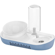 Conjunto de comedouro de canto para animais de estimação, bebedouro automático com material seguro e atóxico, livre de BPA, garante a segurança