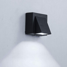 Eleganta utomhusvägglampor, vattentät svart beläggning aluminiumlampa för uteplatsdörröppning veranda trädgård gata trappa vägg badrum