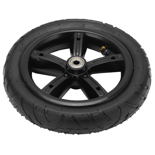 Patinete elétrico aprimorado, design profissional, roda pneumática de 8 polegadas com câmara de ar para uma condução confortável, amortecedor 1