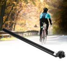 Tige de selle de vélo de remplacement, tige de selle avec réglage d'angle facile et infini, tête entièrement métallique haute résistance,