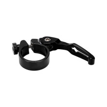 Schnellspann-Sattelstützenklemme, leichte Fahrradklemme aus Aluminiumlegierung mit ergonomischer Hohlstruktur, steife und robuste rostfreie Klemme