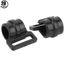 Professionelle Zeltstangenclips für Camping, C-förmiges Design für sicheren Halt von Zelten und Markisen, hochwertiger Kunststoff für Stabilität