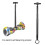Balancing Scooter Handlebar Accessory for Electric Hoverboard, Adjustable Handle with Stable Performance Engineering, Telescopic Design for Universal 5