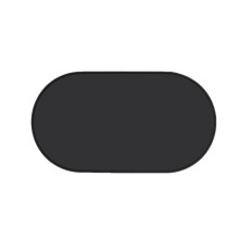 Pet Food Mat Waterproof Silicone Cat Mat SpillProof Water Bowl Pad Indoor Outdoor Black
