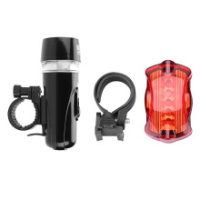 Robust cykellampset, vattentät USB-uppladdningsbar LED-lampa med fallsäker design för terrängcykling