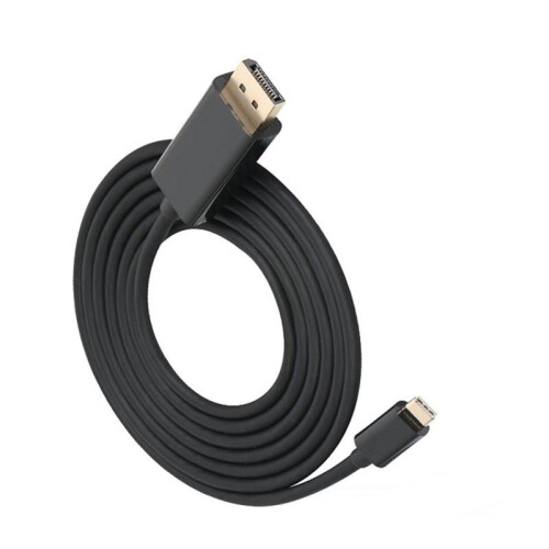 USB-C til Displayport (DP) adapterkabel 1,8 m Sort 1