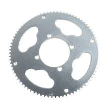 Coroa de corrente robusta com 80 dentes e 25H, alta confiabilidade, fácil instalação, feita de aço resistente ao desgaste, compatível com