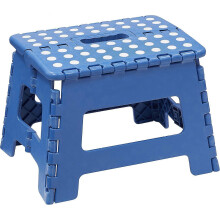 (As show, One size) Tabouret Pliant Multiusage, Marchepied, 22 cm de hauteur, bleu