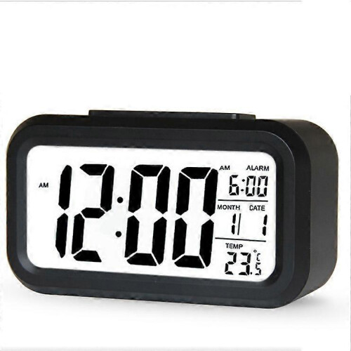 (As show, One size) Digital radio navigation alarm clock, with temperature, plastic