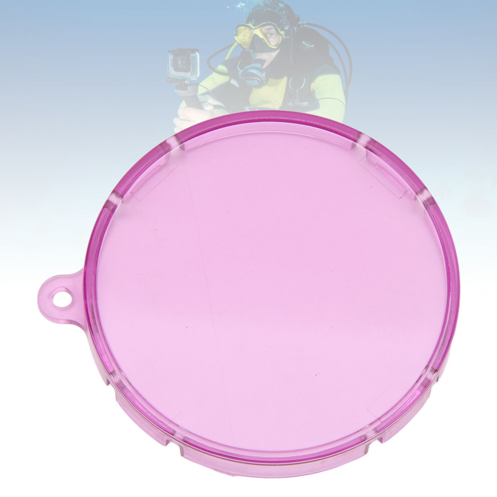 Underwater Dive Lens Filter For Insta360 Go3 - Waterproof Case, High Transparency Purple 7891369150016