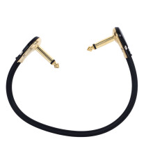 Gold 30cm Flacher Patch-Effekt-Kabel für Electric-Gitarre Netzteil Instrument
