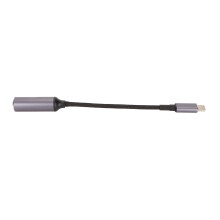 Cablu DC mamă la USB tip C mascul pentru laptopuri și tablete, cip de identificare automată, cablu țesut din nailon, putere mare, încărcare,