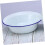 Oven Safe Baking Dish Enamelware Plate Decorative Baking Tray Sturdy Enamelware Cookware 5