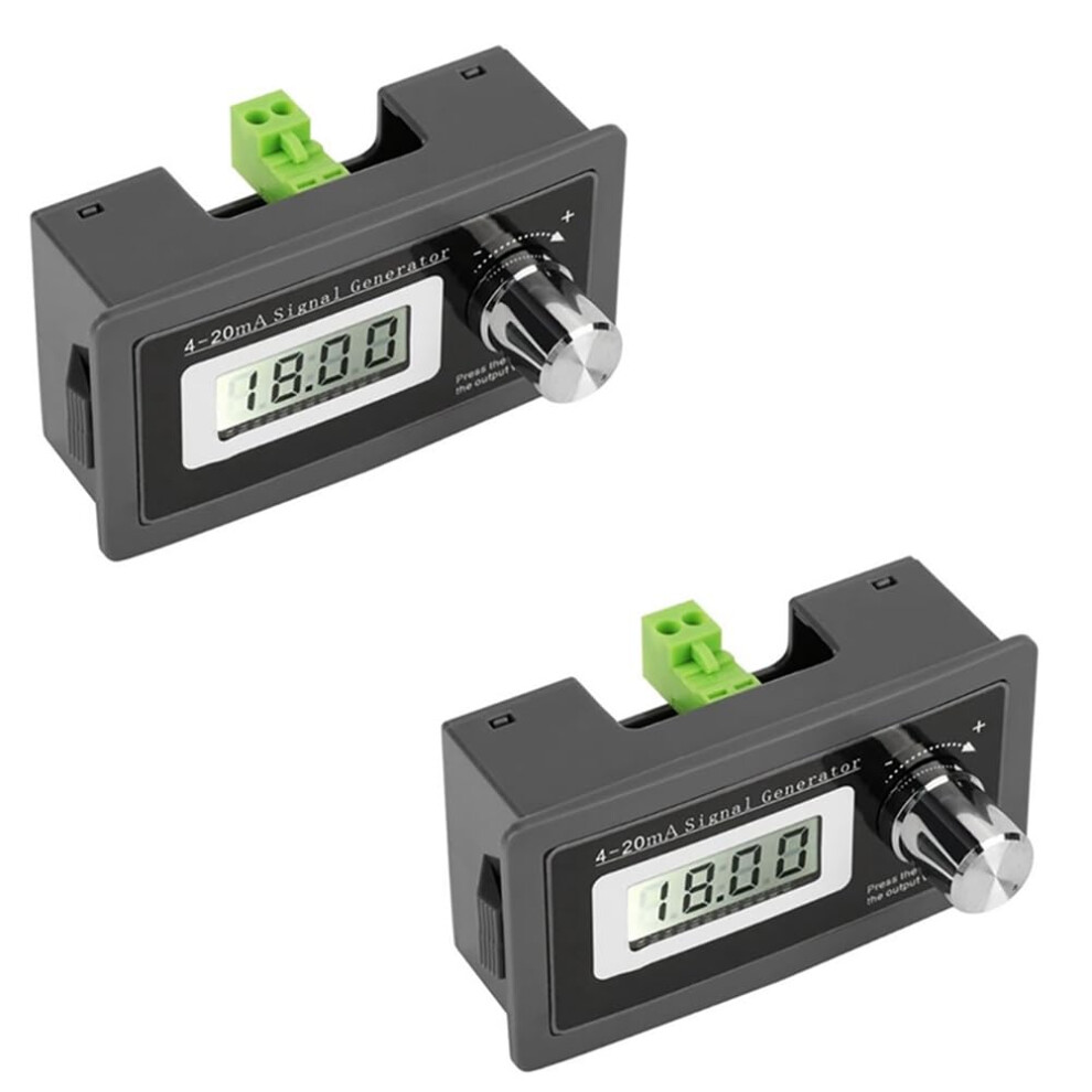 420Ma Current Loop Signal Generator Twowire Plc Instrument Plastic 0.01 Precision 2Pack 9347817054989