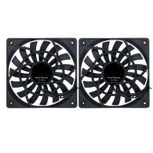 2X Mute 120 mm 12 cm PWM-Lüfter Slim 12 mm, Neu 120 x 120 x 12 mm  12 V 0.25A 1400 U / Min Computer-PC-Gehäuse GehäuseküHler Leise
