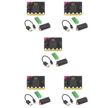 5X Microbit V1.5 GO  Kit Nuova Versione Integrati Scheda di Sviluppo 'Apprendimento Programmabile per Il DIY