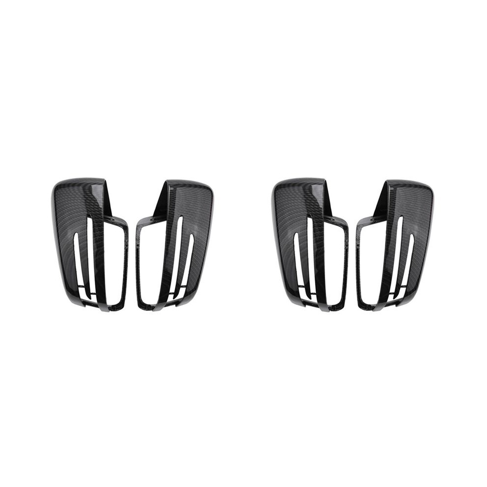 4X Car Carbon Fiber Rearview Side Mirror Cover Replacement For A B C E Class W204 W212 W176 W246 C218 X156 Light 4711738720226