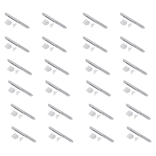 20Pcs/Lot Cabinet Glides Adapter Soft Closing System for Any Side Mount Drawer Sliding Buffer Damper Cupboard