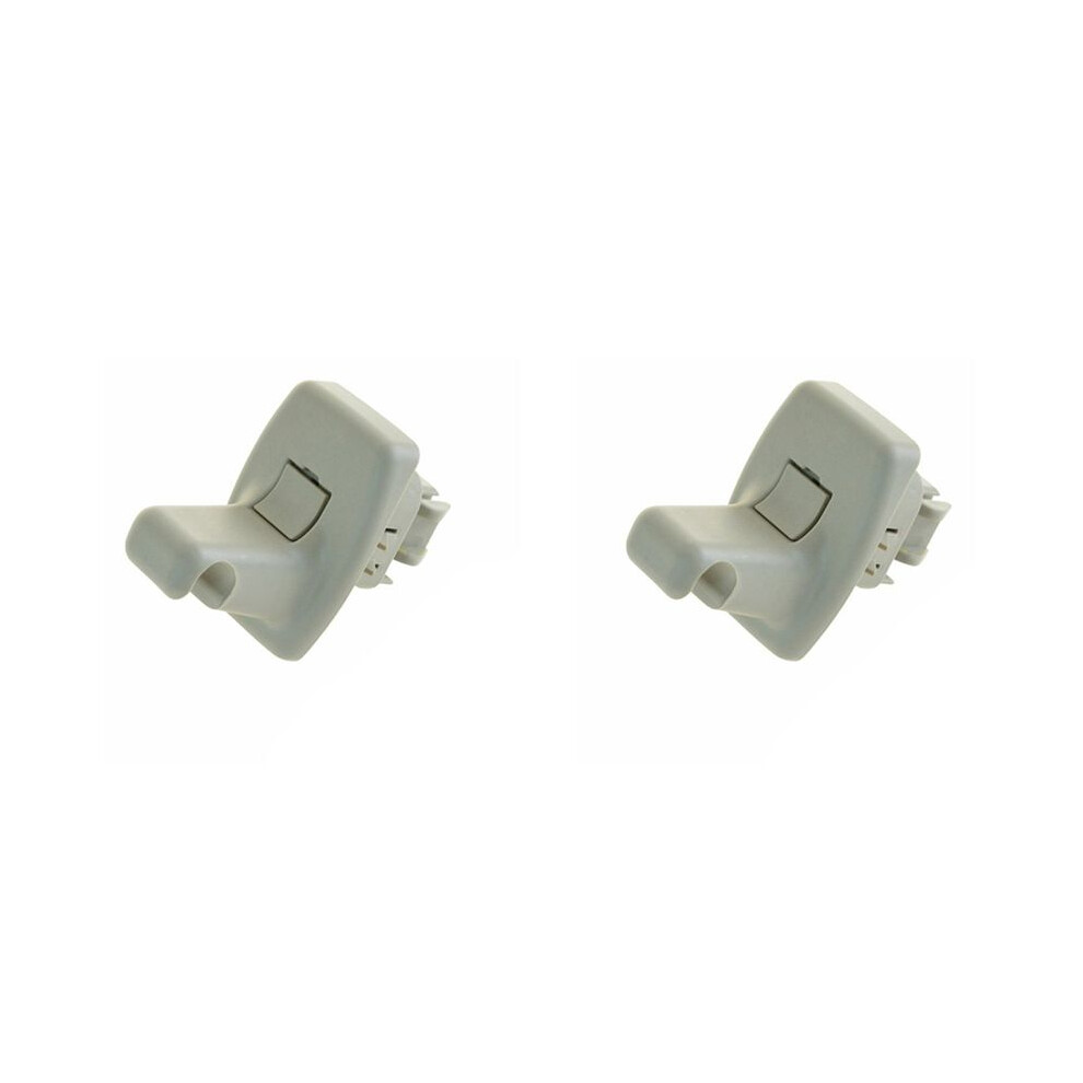2X Sun Visor Retainer Clip Passenger Or Driver Side 25840046 For 2003-2014 Express Savana Van Gray 6131143440362