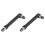 2X L Shape 1/4 Inch Hex Wrench Double  90 Degree Right Angle Screwdriver Bits 1