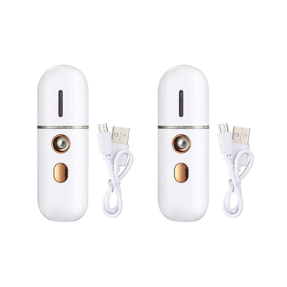 2X Portable Facial Steamer,  USB Facial Humidifier,  Facial Sprayer, Handy Face Steamer Mist Spray Machine