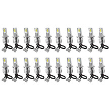 20X H3 Super Bright LED Headlight Fog Light Driving Lamp Bulb Kit 6000K White 10W
