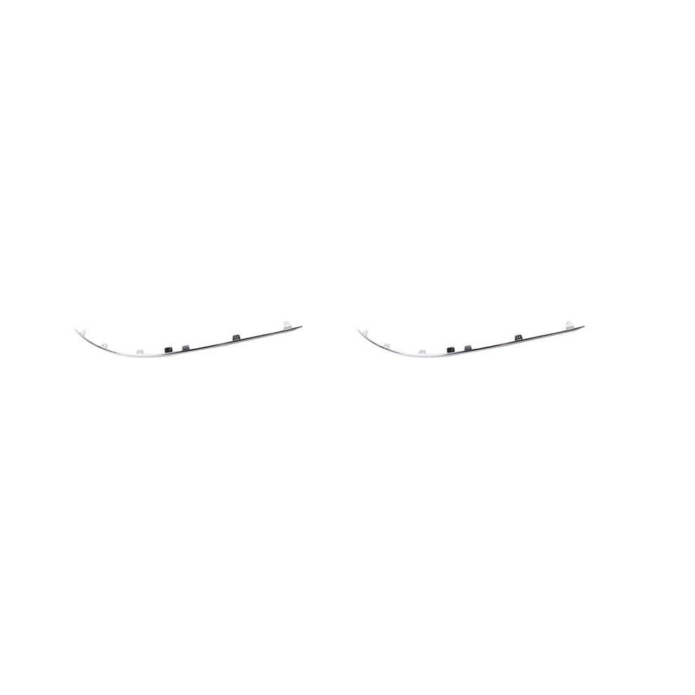 2X Front Bumper Chrome Trim Molding Lh 2048850721 For - W204 C300 C350 2008 2009 2010 2011 6033611887566