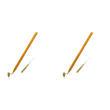 2X Slanting Fine Paint Pen Precision Press Paint for Rock Chips and Scratch Repair Art Supplies 0.7mm