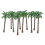 120 Pcs Coconut  Model Trees/Scenery Model Plastic Artificial Layout Rainforest Diorama 7