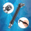 2X L Shape 1/4 Inch Hex Wrench Double  90 Degree Right Angle Screwdriver Bits 2
