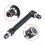 2X L Shape 1/4 Inch Hex Wrench Double  90 Degree Right Angle Screwdriver Bits 7