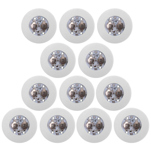 LED Coaster,24 Pack Light  Coasters,LED Bottle Lights,LED Sticker Coaster Discs Light  for Flash Light  Cup 2